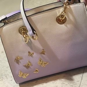 Butterfly,purple and white